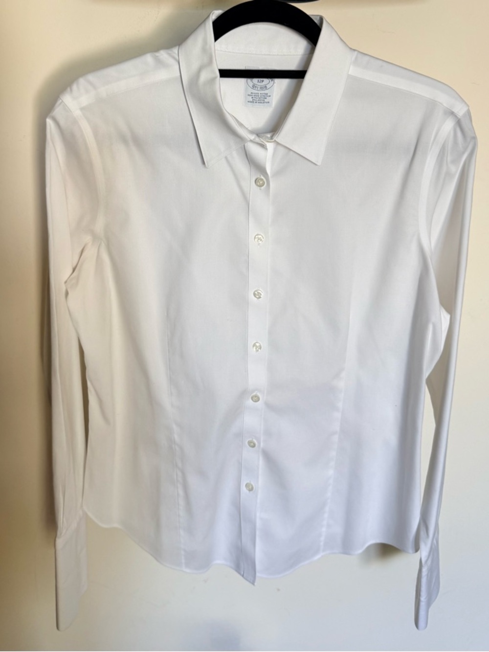 Brooks Brothers women’s White Dress Shirt - Classic Point Collar french cuffs